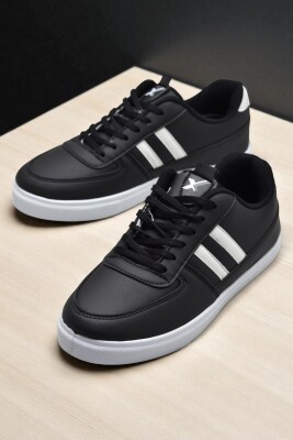 038 Rahat Taban Günlük Unisex Siyah Erkek Spor Ayakkabı - 4