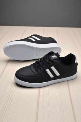 038 Rahat Taban Günlük Unisex Siyah Erkek Spor Ayakkabı - 10