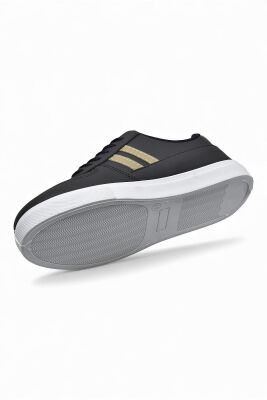 038 Rahat Taban Günlük Unisex Siyah Erkek Spor Ayakkabı - 13