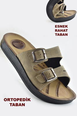 0530 Ortopedik Taban Günlük Kadın Terlik Sandalet Esnek Taban - 2