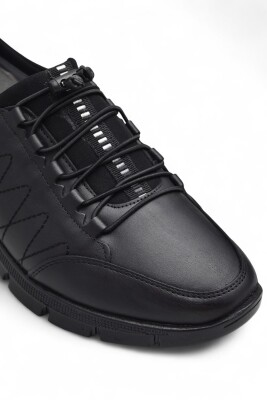 06 Ortopedik Taban Günlük Hakiki Deri Erkek Ayakkabı Casual Ayakkabı Lastikli - 6
