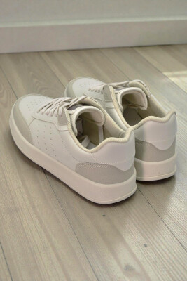 1011 Hazır Taban Unisex Spor Ayakkabı Bağcıklı Rahat Sneaker - 24