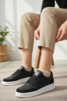 1011 Hazır Taban Unisex Spor Ayakkabı Bağcıklı Rahat Sneaker - ISPARTALILAR