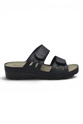 160174 CV TAM Ortopedik Taban Günlük Kadın Terlik Cırtlı Günlük Kadın Terlik - 3