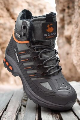 1823 Ortopedik Taban Trekking Outdoor Fermuarlı Erkek Bot İçi Kürklü - 2