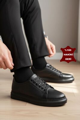 271 Tam Ortopedik Taban Hakiki Deri Günlük Erkek Ayakkabı Casual Erkek Ayakkabı Sneakers - 1