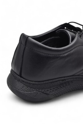 701 Tam Ortopedik Taban Hakiki Deri Erkek Ayakkabı Kadın Ayakkabı Kaymaz Taban Unisex Ayakkabı Lastikli Bağcık - 6