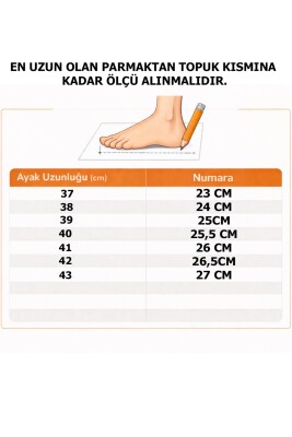 T57-10 Hafif Esnek Ortopedik Taban Günlük İçi Deri Kadın Ayakkabı Casual Anne Ayakkabısı - 6