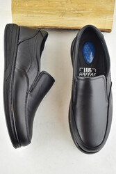 TAB401 Ortopedik Topuk Masajlı Hakiki Deri Kışlık Erkek Ayakkabı Kauçuk Taban - 7